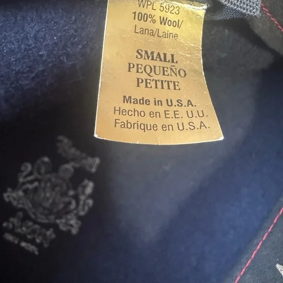 Vintage Royal Ascot Navy Cabbie’s Beret Hat - 100% Wool - Golden Gate Hat Co USA - Picture 7 of 8